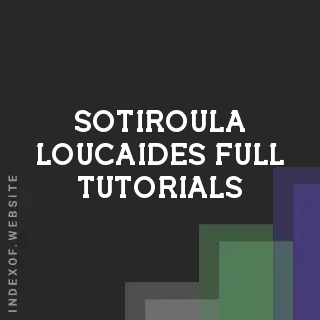 Sotiroula Loucaides Full Tutorials | Indexof