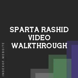 Sparta Rashid Video Walkthrough | Indexof