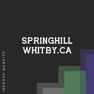 springhill-whitby.ca by Luc Dan site -  Indexof