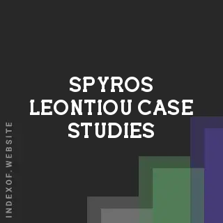 Spyros Leontiou Case Studies | Indexof
