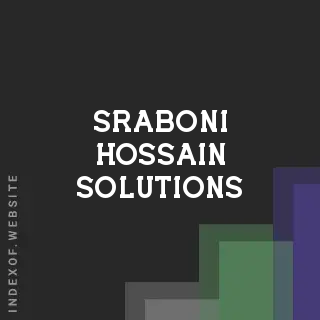 Sraboni Hossain Solutions | Indexof