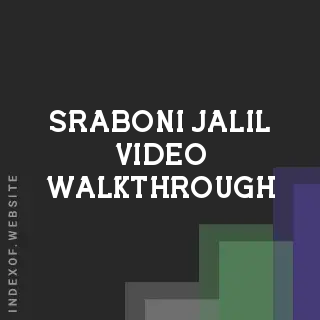 Sraboni Jalil Video Walkthrough | Indexof