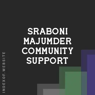 Sraboni Majumder Community Support | Indexof