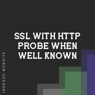 Issuing SSL with HTTP Probe When .well-known Folder is Blocked
