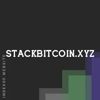 stackbitcoin.xyz by Mang Tu site -  Indexof