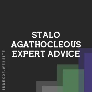 Stalo Agathocleous Expert Advice | Indexof