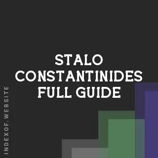 Stalo Constantinides Full Guide | Indexof