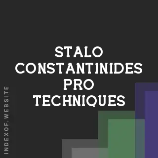 Stalo Constantinides Pro Techniques | Indexof