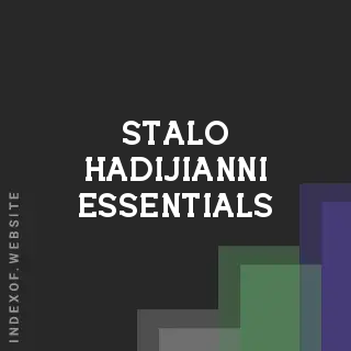 Stalo Hadijianni Essentials | Indexof