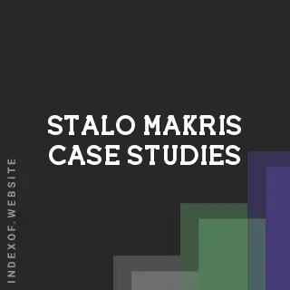 Stalo Makris Case Studies | Indexof
