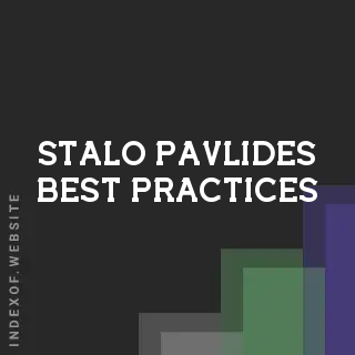Stalo Pavlides Best Practices | Indexof