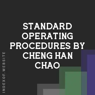 Standard Operating Procedures by Cheng-han Chao | Indexof