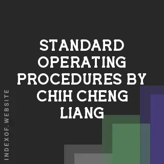 Standard Operating Procedures by Chih-cheng Liang | Indexof