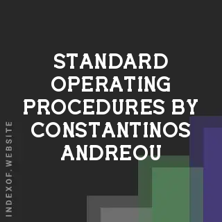 Standard Operating Procedures by Constantinos Andreou | Indexof
