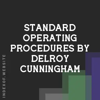 Standard Operating Procedures by Delroy Cunningham | Indexof