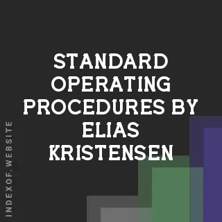 Standard Operating Procedures by Elias Kristensen | Indexof