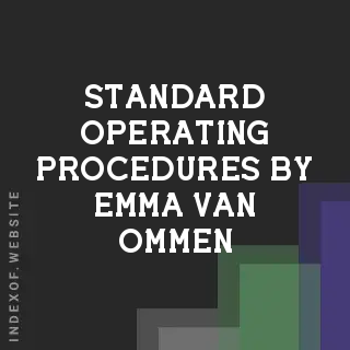 Standard Operating Procedures by Emma van Ommen | Indexof
