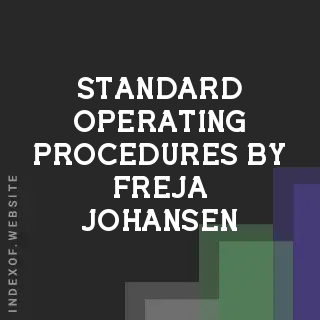 Standard Operating Procedures by Freja Johansen | Indexof