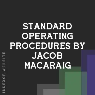Standard Operating Procedures by Jacob Macaraig | Indexof