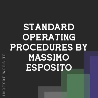 Standard Operating Procedures by Massimo Esposito | Indexof