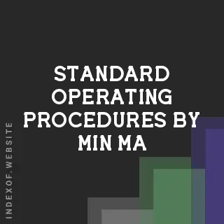 Standard Operating Procedures by Min Ma | Indexof