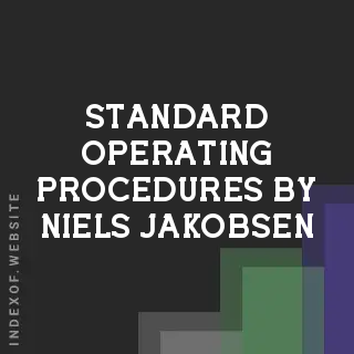 Standard Operating Procedures by Niels Jakobsen | Indexof