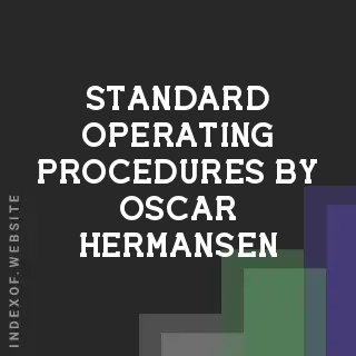 Standard Operating Procedures by Oscar Hermansen | Indexof