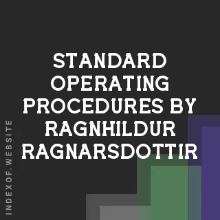 Standard Operating Procedures by Ragnhildur Ragnarsdottir | Indexof
