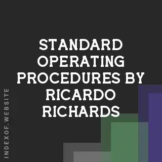 Standard Operating Procedures by Ricardo Richards | Indexof