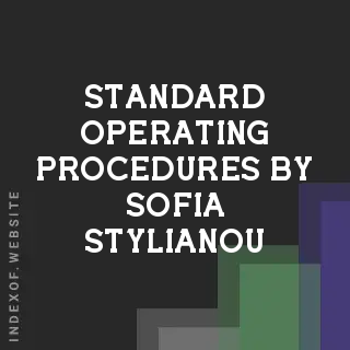 Standard Operating Procedures by Sofia Stylianou | Indexof