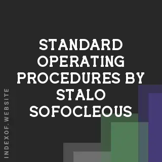 Standard Operating Procedures by Stalo Sofocleous | Indexof