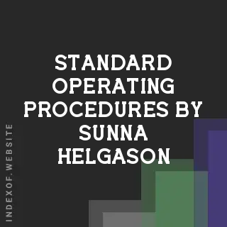 Standard Operating Procedures by Sunna Helgason | Indexof