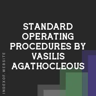 Standard Operating Procedures by Vasilis Agathocleous | Indexof