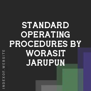 Standard Operating Procedures by Worasit Jarupun | Indexof