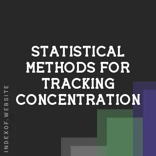 Statistical Methods for Tracking Concentration Changes in 80 Substances