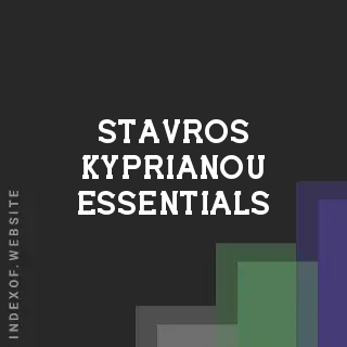 Stavros Kyprianou Essentials | Indexof