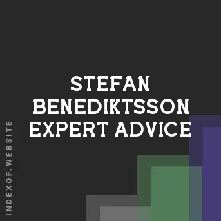 Stefan Benediktsson Expert Advice | Indexof