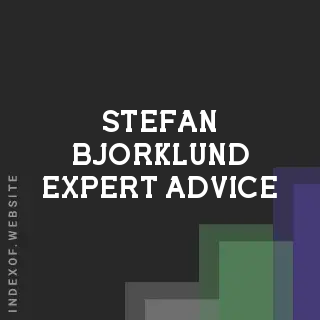 Stefan Bjorklund Expert Advice | Indexof