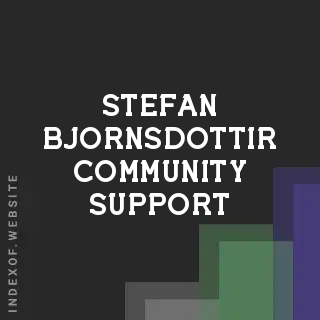 Stefan Bjornsdottir Community Support | Indexof