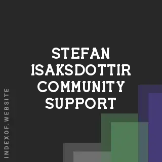 Stefan Isaksdottir Community Support | Indexof