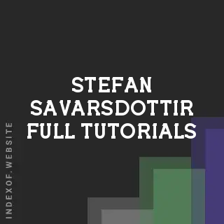 Stefan Savarsdottir Full Tutorials | Indexof