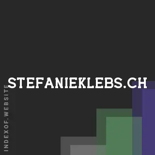 stefanieklebs.ch by Olivia White site -  Indexof