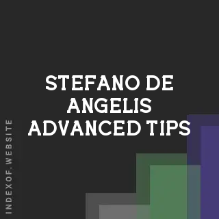 Stefano De Angelis Advanced Tips | Indexof