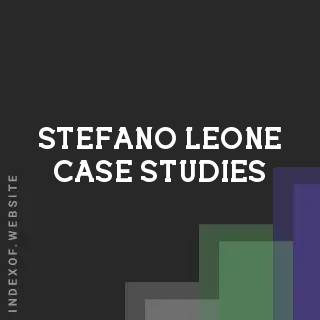 Stefano Leone Case Studies | Indexof