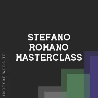 Stefano Romano Masterclass | Indexof