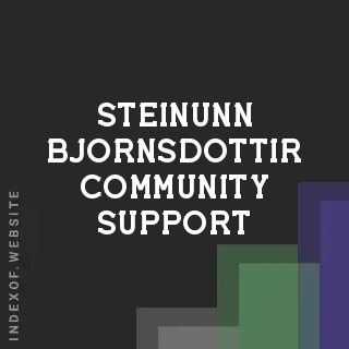 Steinunn Bjornsdottir Community Support | Indexof