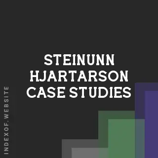 Steinunn Hjartarson Case Studies | Indexof