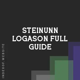 Steinunn Logason Full Guide | Indexof
