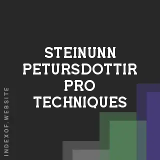 Steinunn Petursdottir Pro Techniques | Indexof