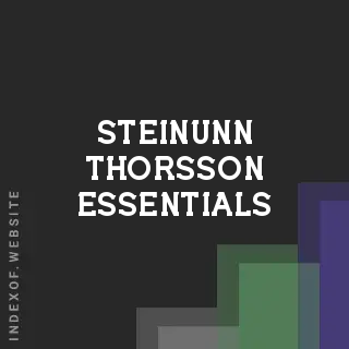 Steinunn Thorsson Essentials | Indexof